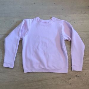 NWOT pink crewneck sweater
